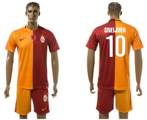 Galatasaray SK #10 Sneijder Home Soccer Club Jersey - Click Image to Close